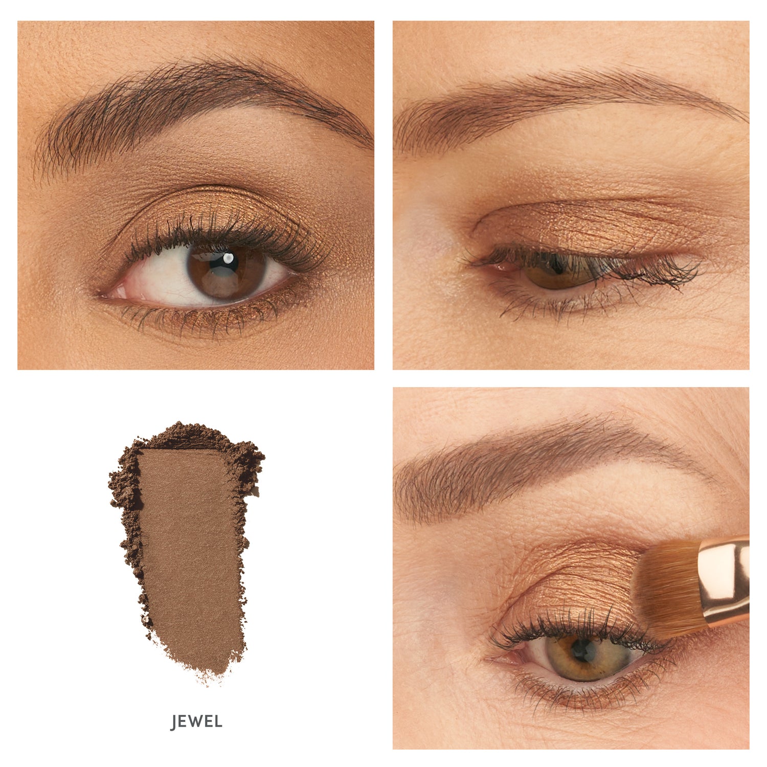 jane iredale PurePressed Eye Shadow Single Jewel på modeller