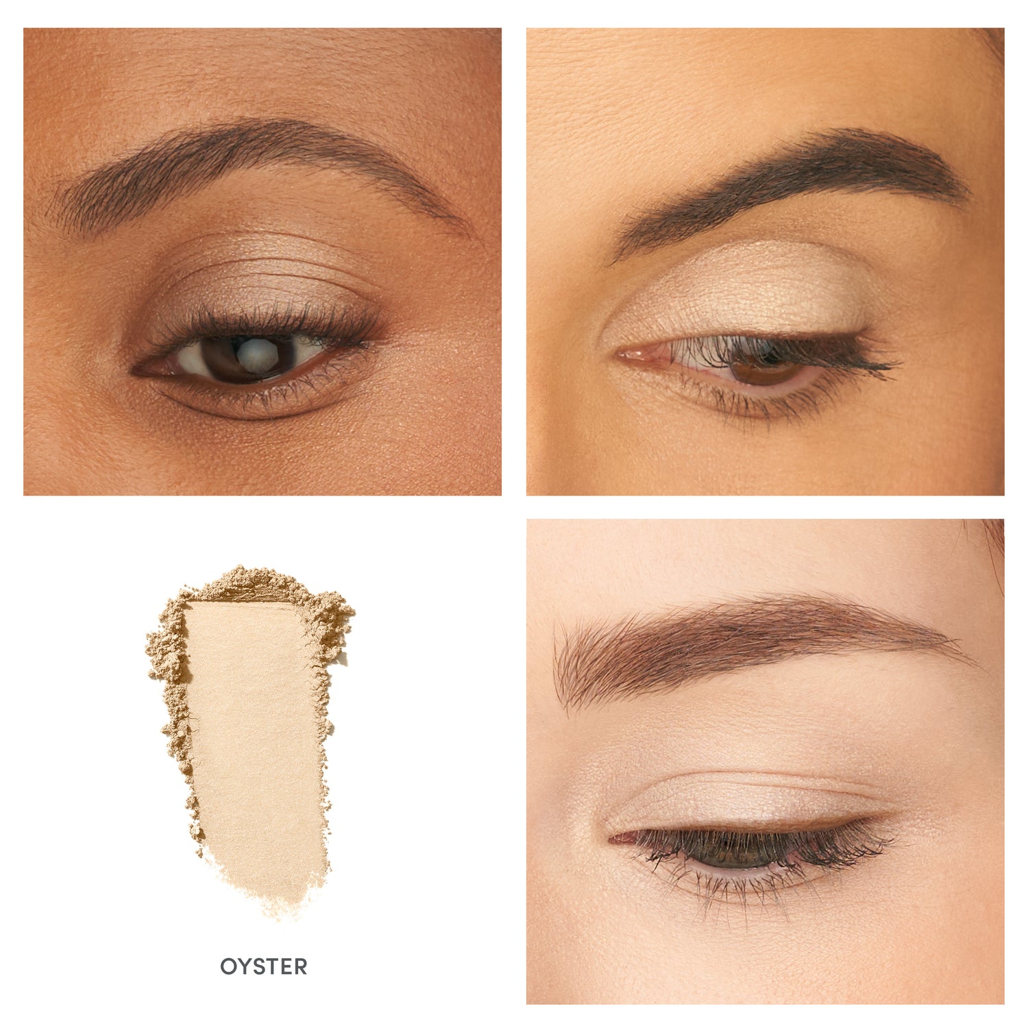 jane iredale PurePressed Eye Shadow Single Oyster på modeller