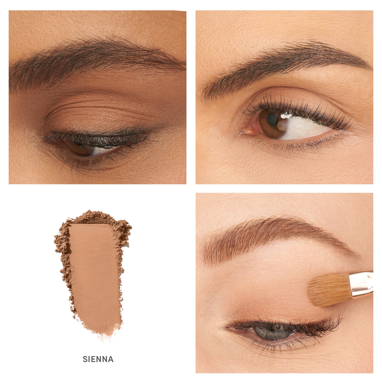 jane iredale PurePressed Eye Shadow Single Sienna på modeller