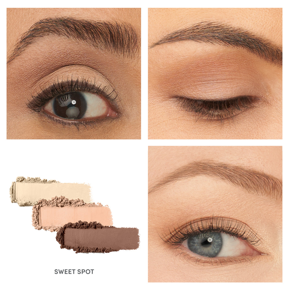 jane iredale PurePressed Eye Shadow Triple Sweet Spot på modeller