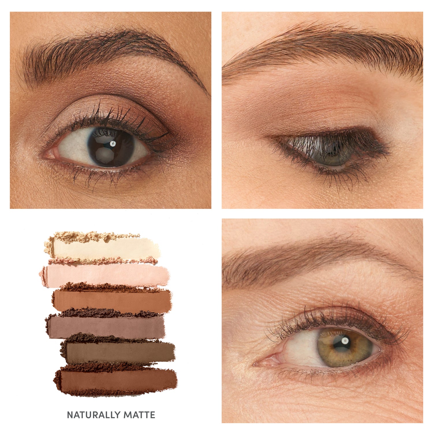 jane iredale PurePressed Eye Shadow Palette Naturally Matte på ulike modeller