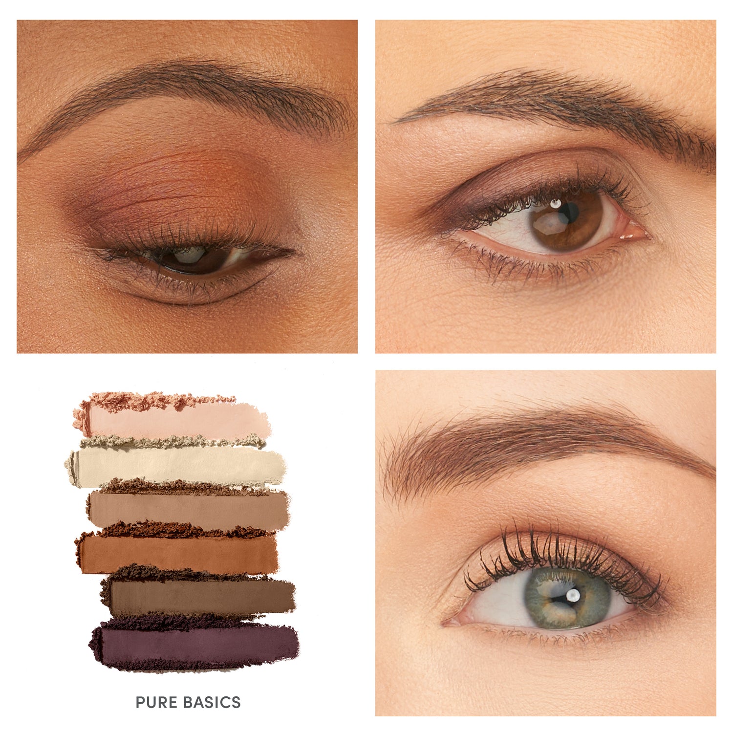 jane iredale PurePressed Eye Shadow Palette Pure Basics på modeller