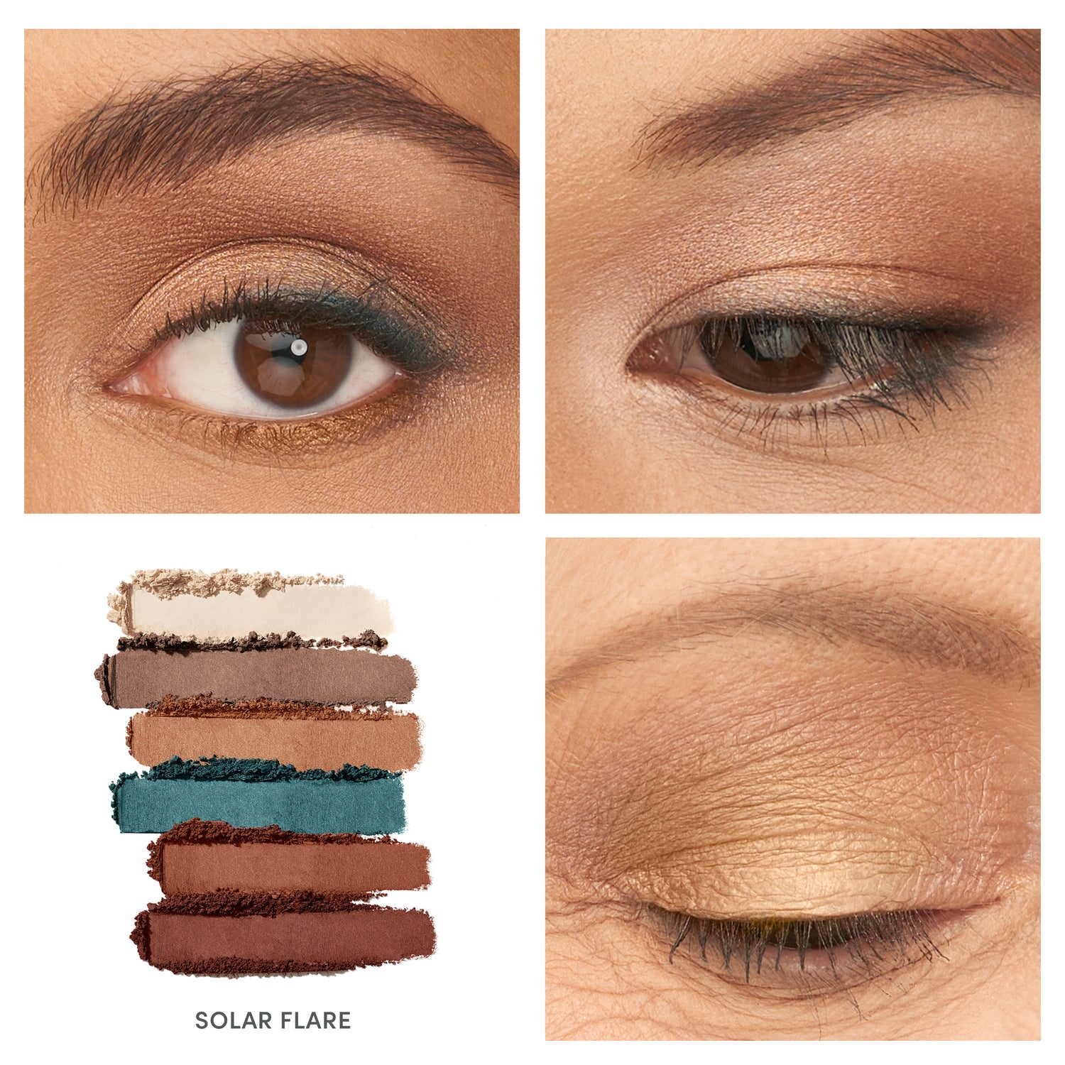 jane iredale PurePressed Eye Shadow Palette Solar Flare på modeller