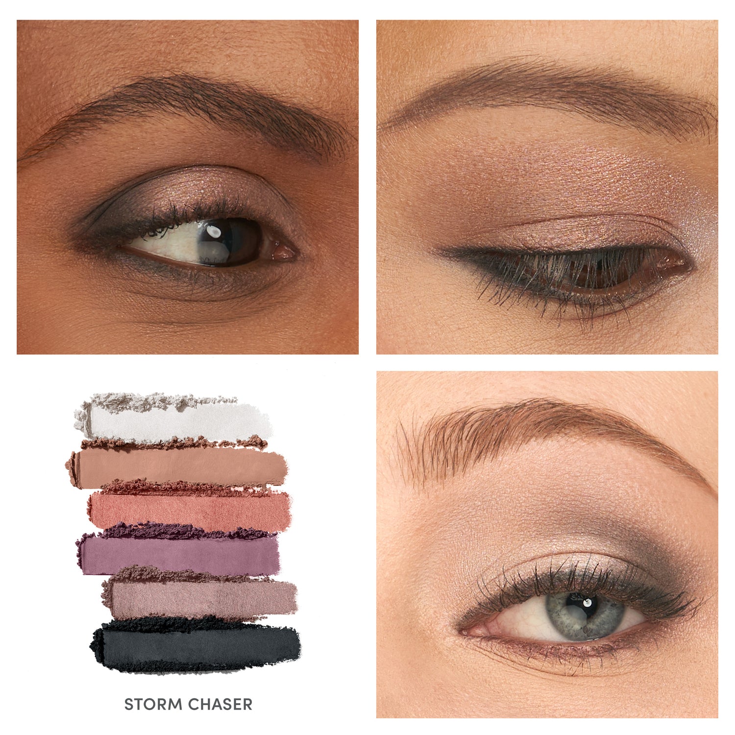 jane iredale PurePressed Eye Shadow Palette Storm Chaser på modeller