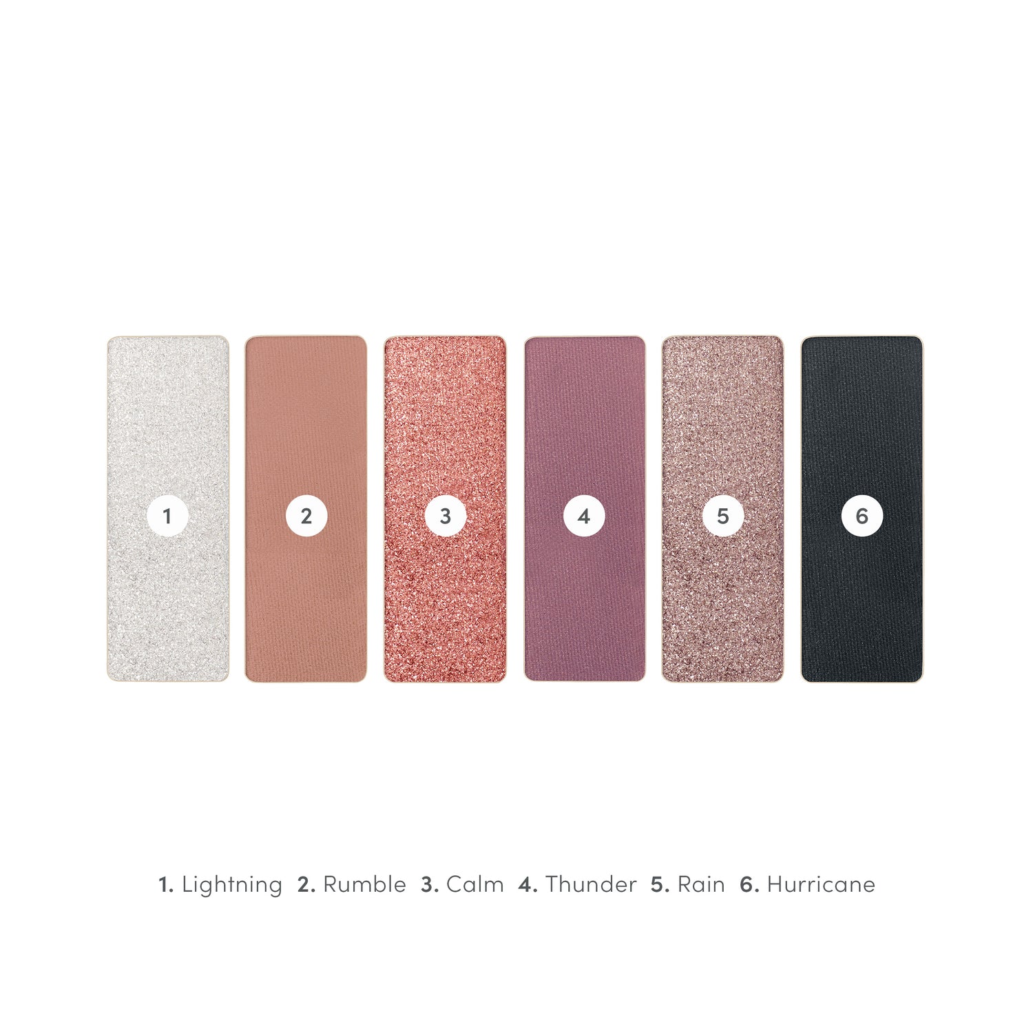 jane iredale PurePressed Eye Shadow Palette Storm Chaser fargeoversikt