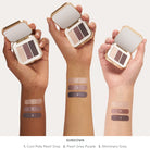 jane iredale PurePressed Eye Shadow Triple Sweet Spot swatches på armer