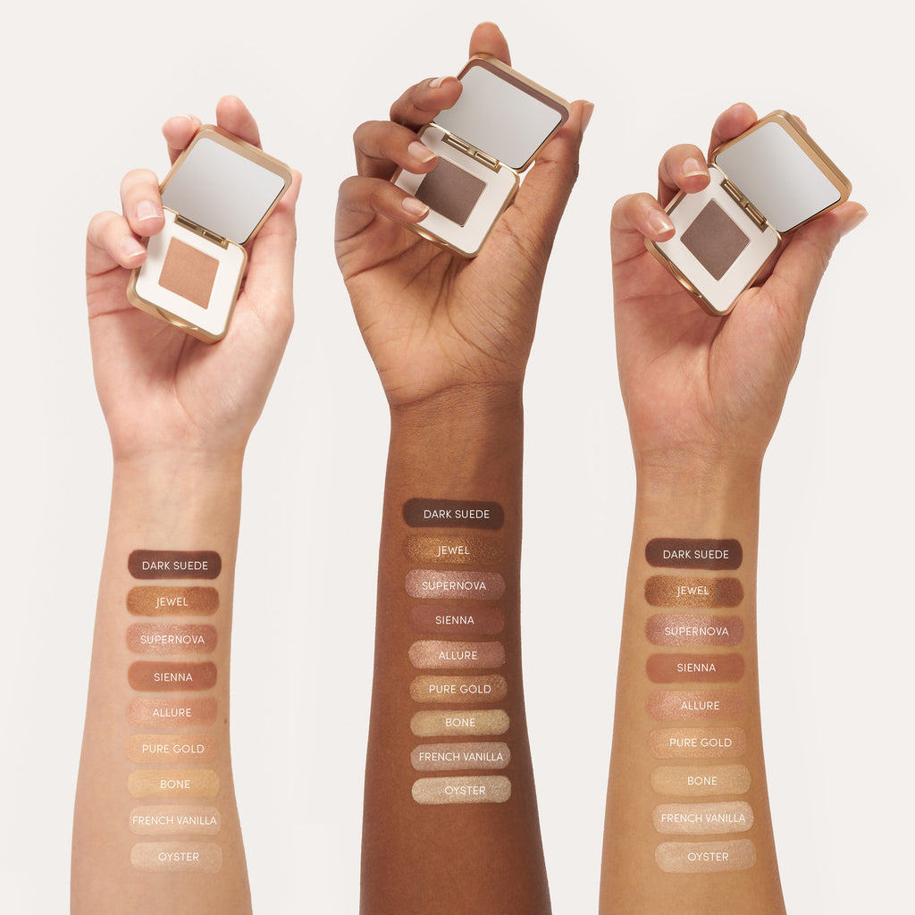 jane iredale PurePressed Eye Shadow Single Pure Gold arm swatches