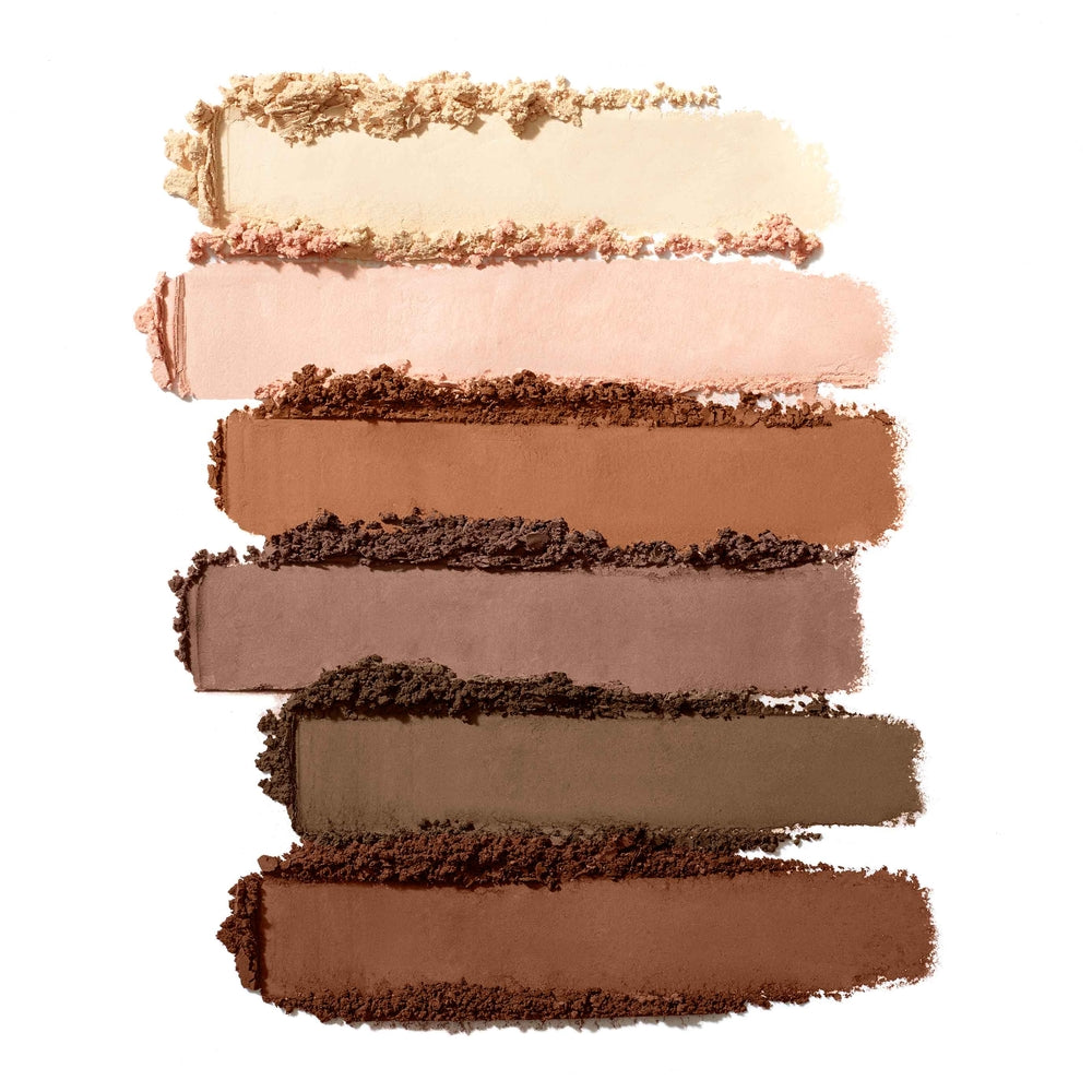 jane iredale PurePressed Eye Shadow Palette Naturally Matte swatches