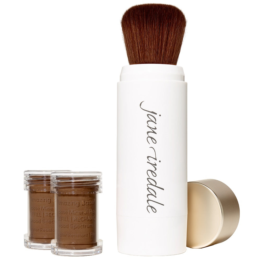 Amazing Base Loose Mineral Powder refillable Brush cocoa kost