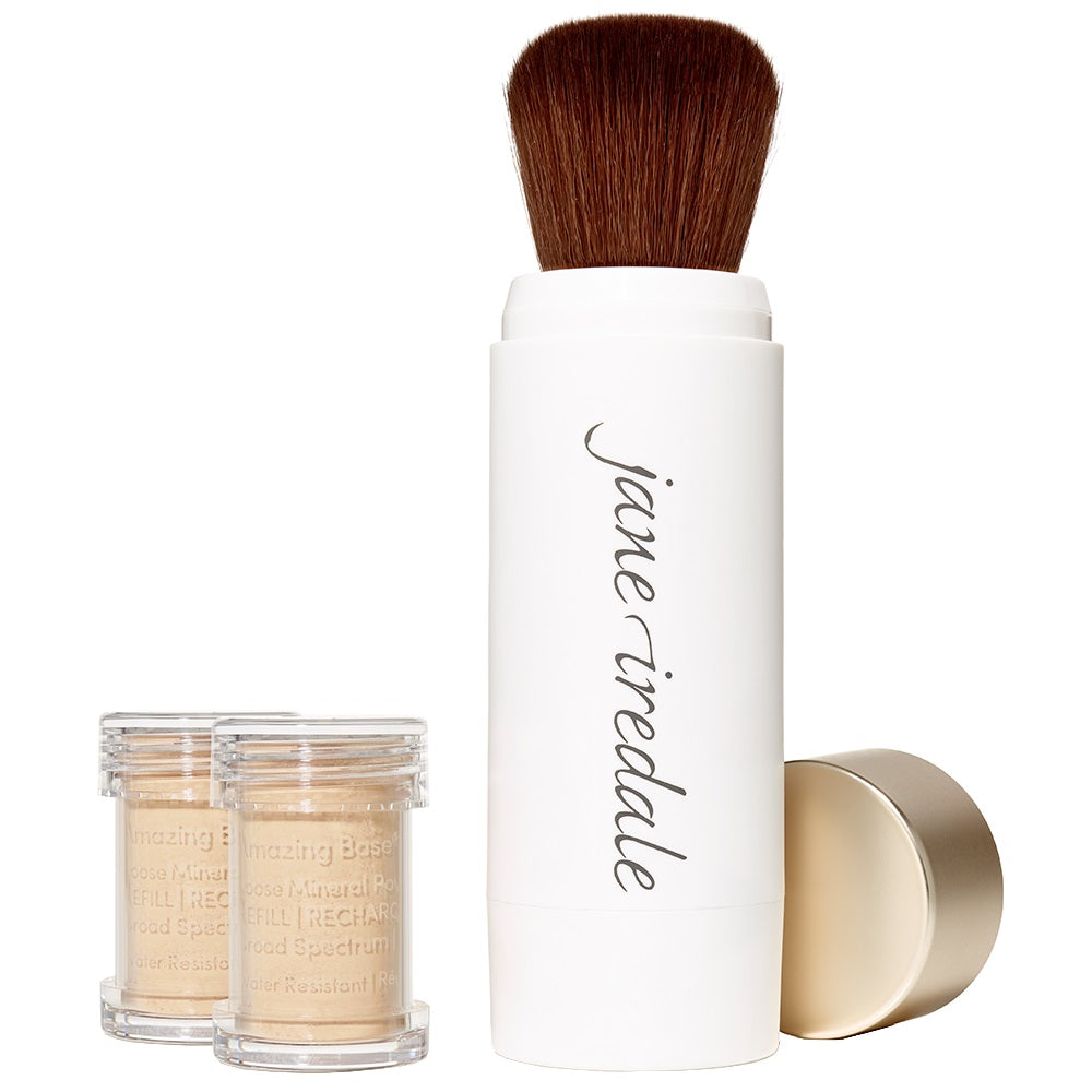 Amazing Base Loose Mineral Powder refillable Brush satin kost