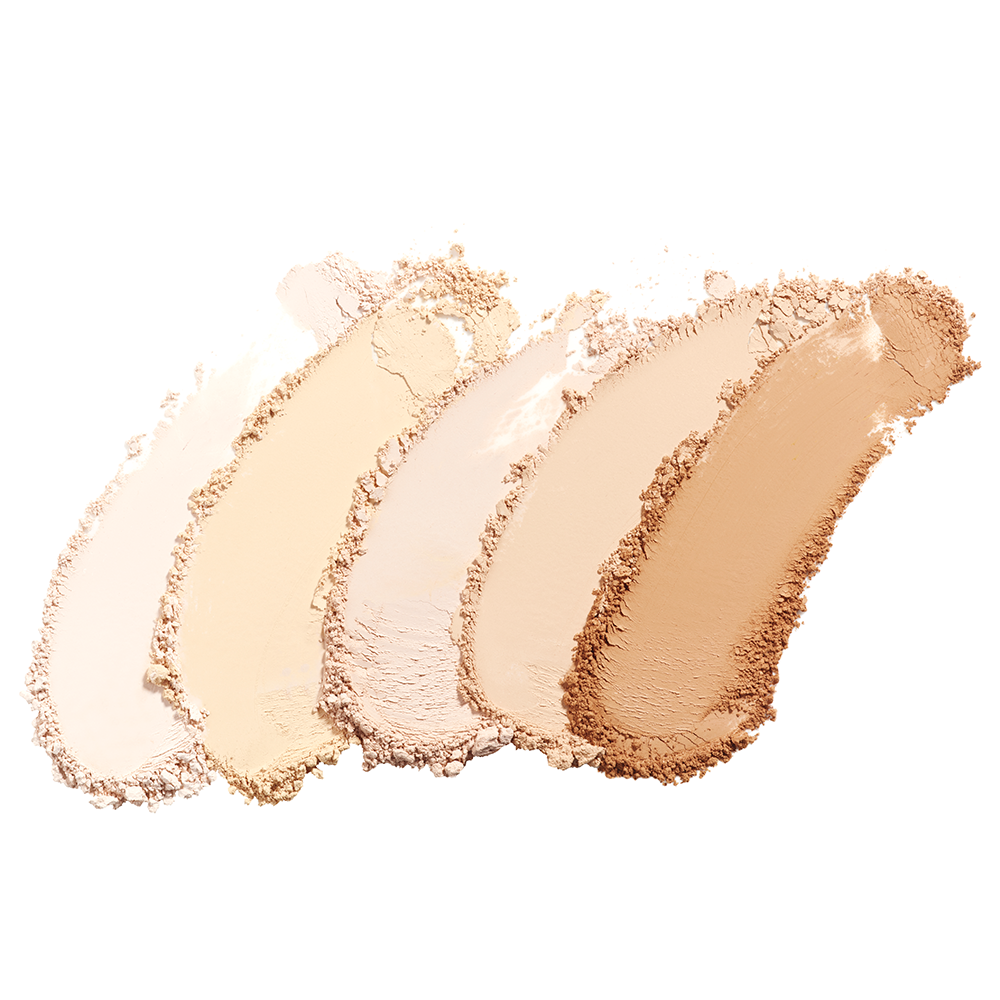 jane iredale Amazing Base Loose mineral Powder swatches diverse farger